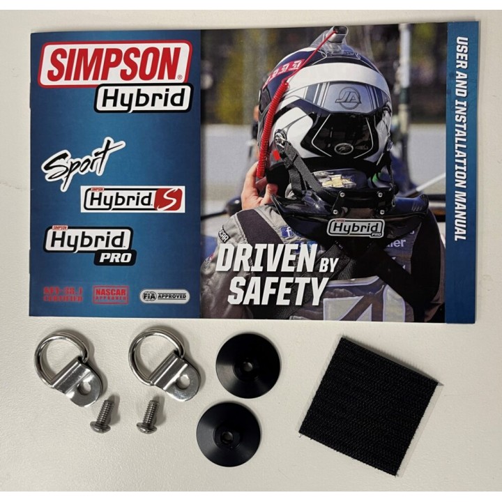 Simpson Hybrid Helmet D Ring Kit