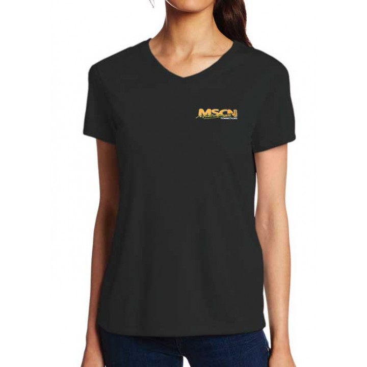 MSCN Ladies T Shirt - Black